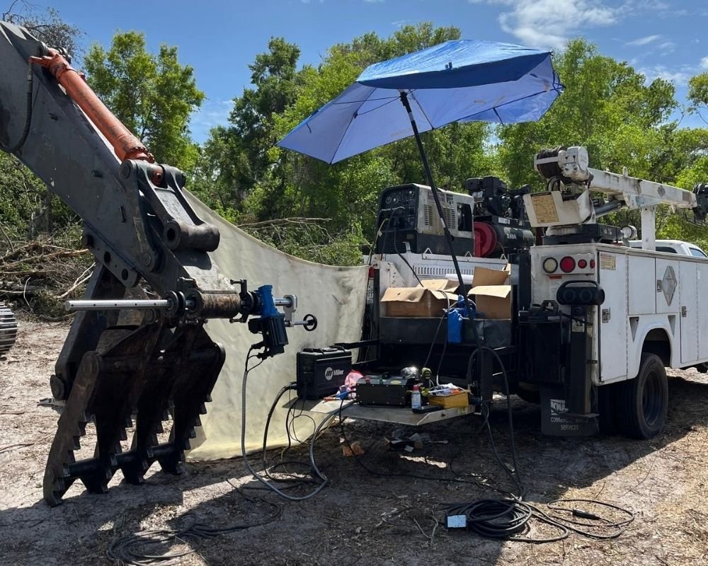 Heavy equipment repair service