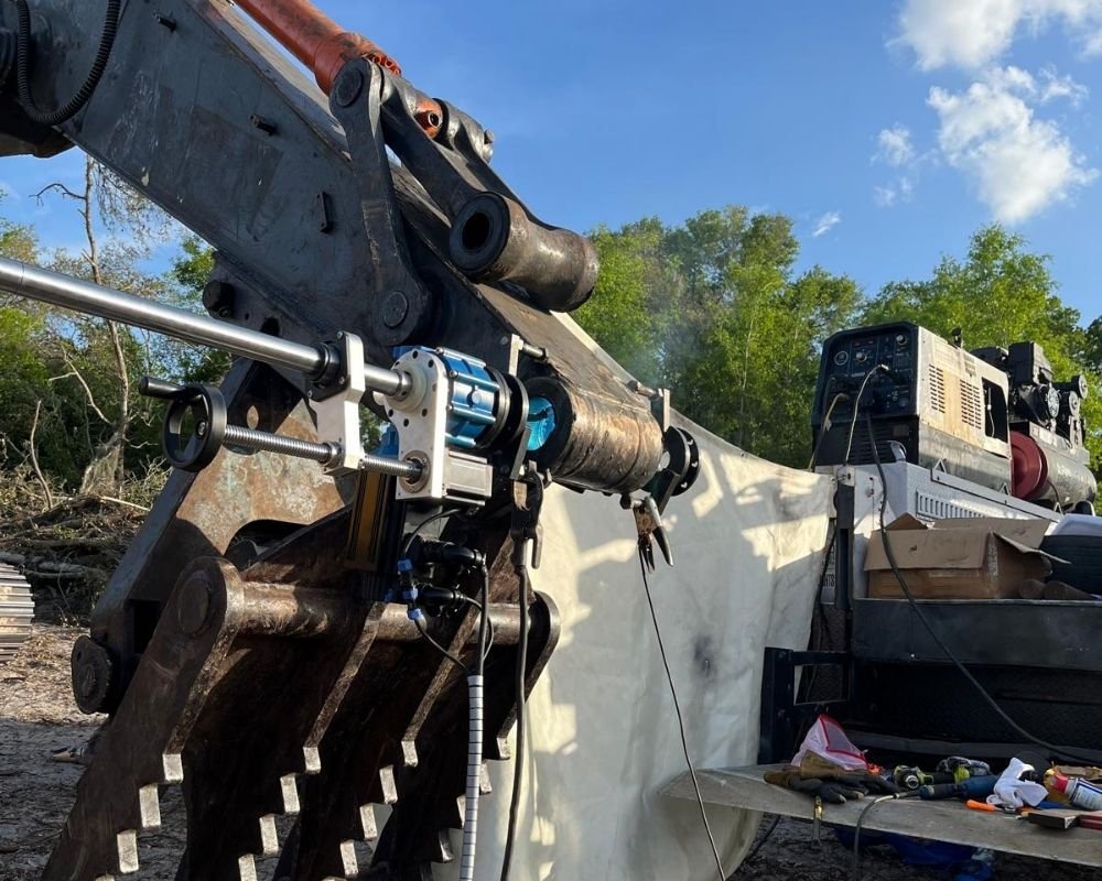 Bucket boom and arm repair